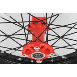 Roue AR étanche BETA 2009-2025 Morad complète noir/rouge