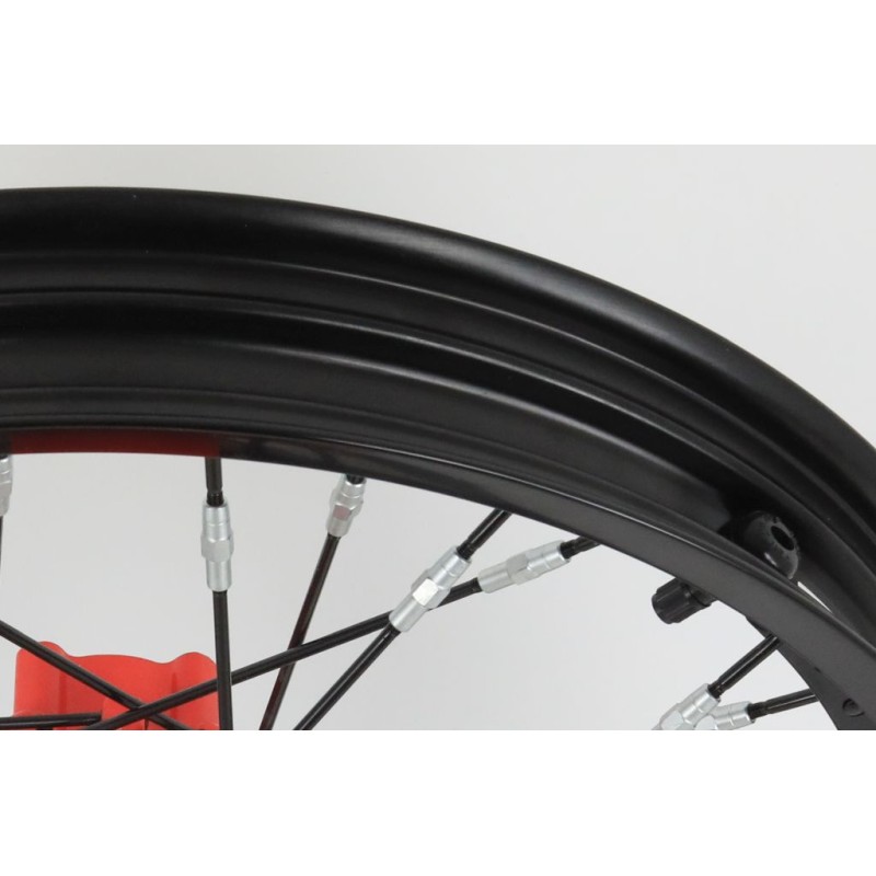 Roue AR étanche BETA 2009-2025 Morad complète noir/rouge