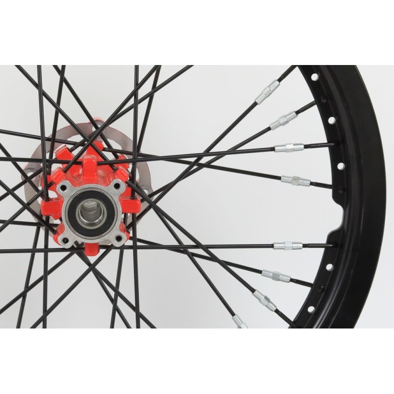 Roue AR étanche BETA 2009-2025 Morad complète noir/rouge