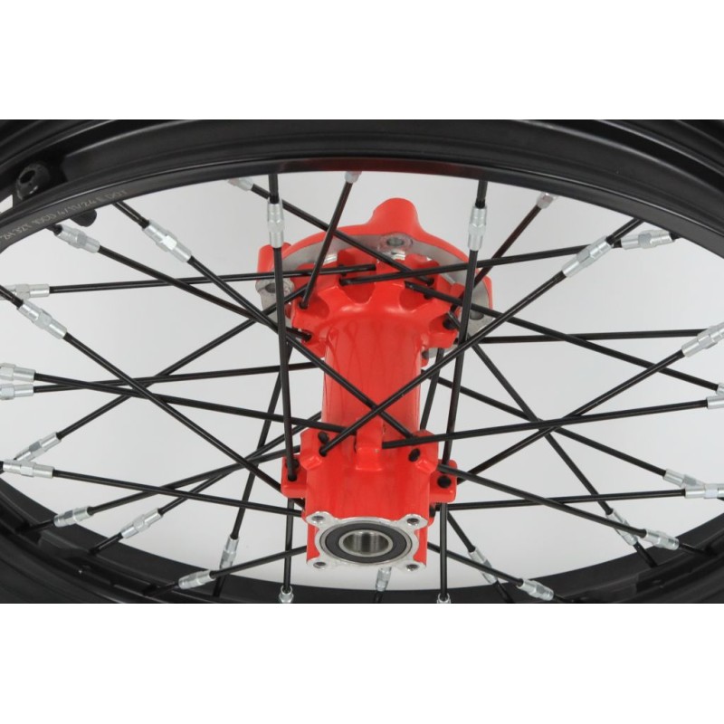 Roue AR étanche BETA 2009-2025 Morad complète noir/rouge