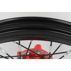 Roue AR étanche BETA 2009-2025 Morad complète noir/rouge