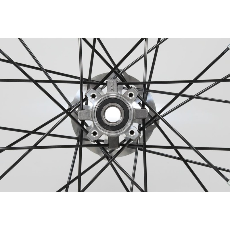Roue AR étanche GASGAS 2002-2023 Morad complète ajourée noir/gris
