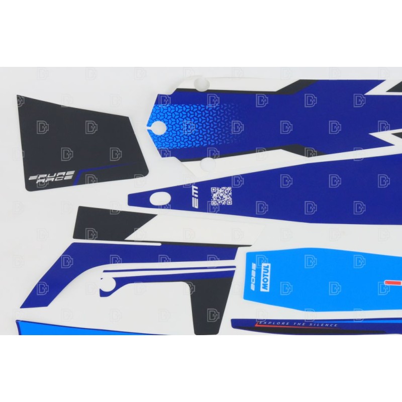 Kit autocollant ELECTRIC MOTION 2025 Race complet