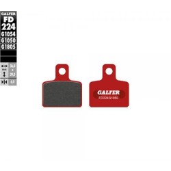 Plaquettes frein AR type 224 GALFER basse temperature