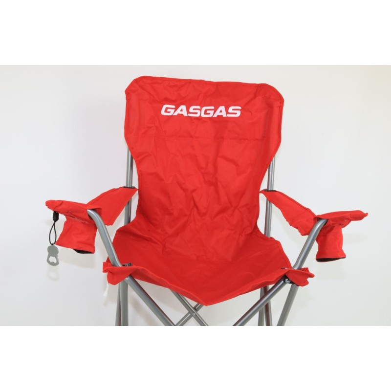 Chaise paddock GASGAS pliable rouge