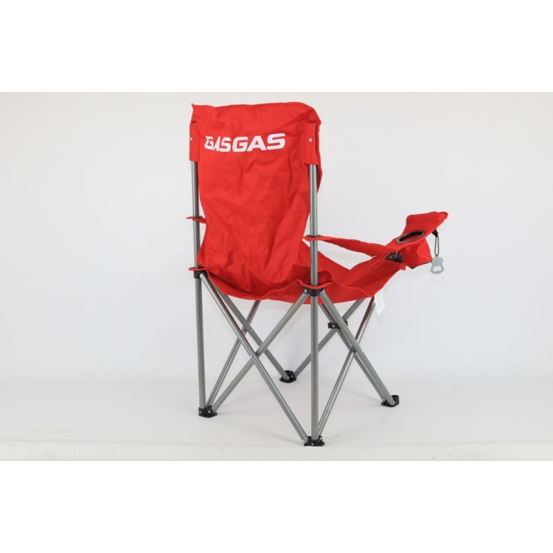 Chaise paddock GASGAS pliable rouge