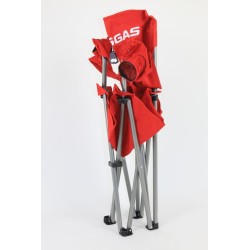 Chaise paddock GASGAS pliable rouge