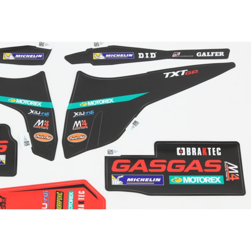 Kit autocollant GASGAS 2024 GP complet