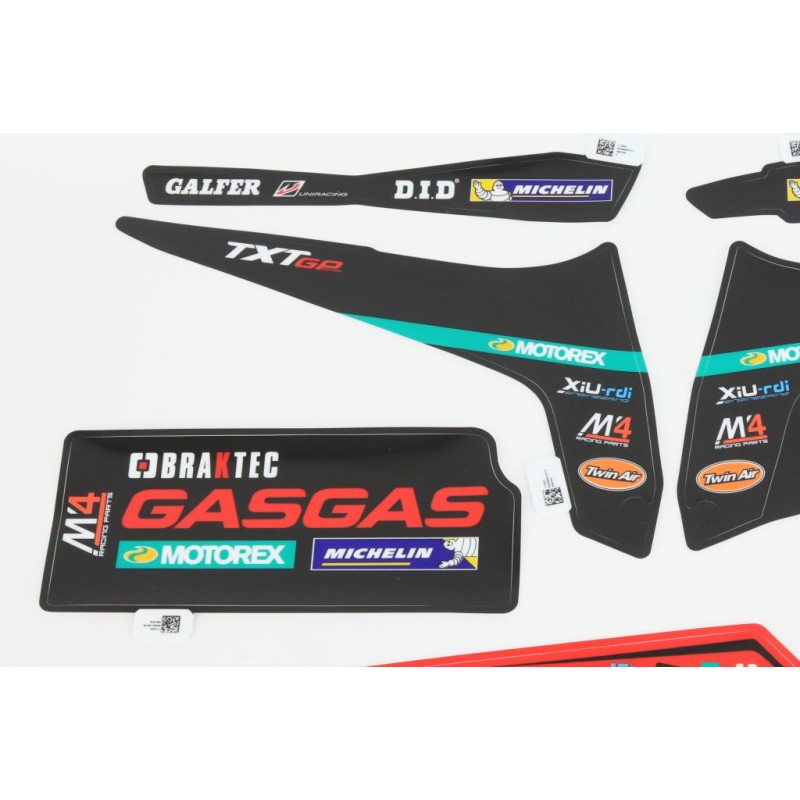 Kit autocollant GASGAS 2024 GP complet
