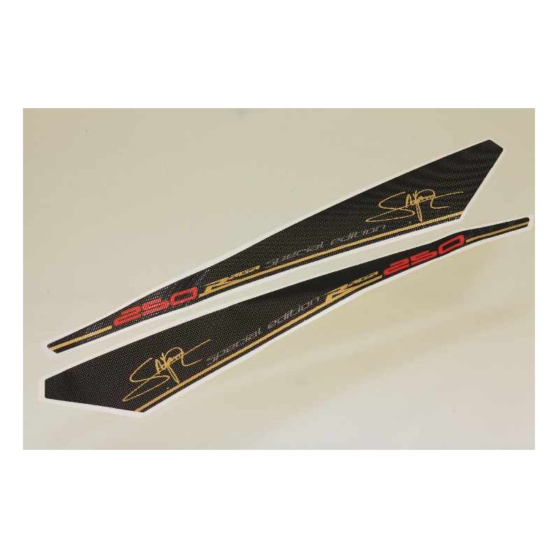 Autocollant selle GASGAS 2009 raga 300 lateral la paire