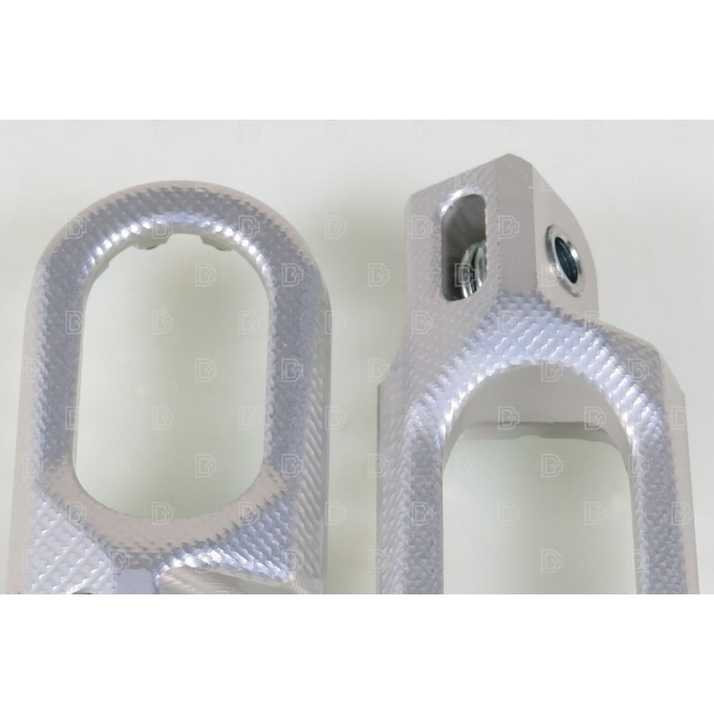 Repose pied alu avec insert GECO