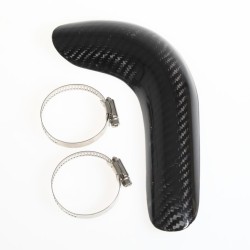 Protection coude echappement carbone HEBO GASGAS version courte