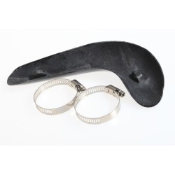 Protection coude echappement carbone HEBO GASGAS version courte