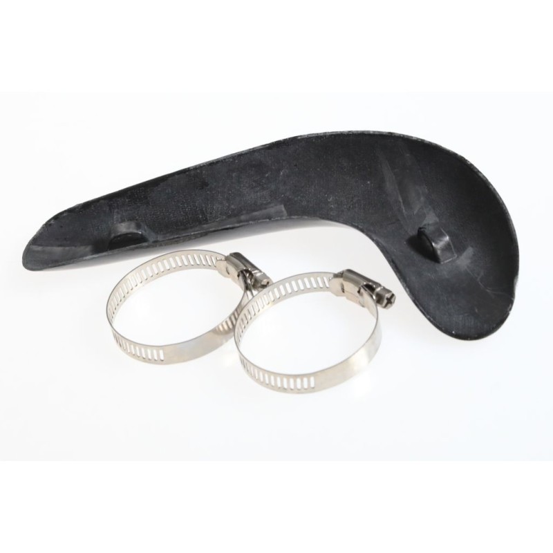 Protection coude echappement carbone HEBO GASGAS version courte