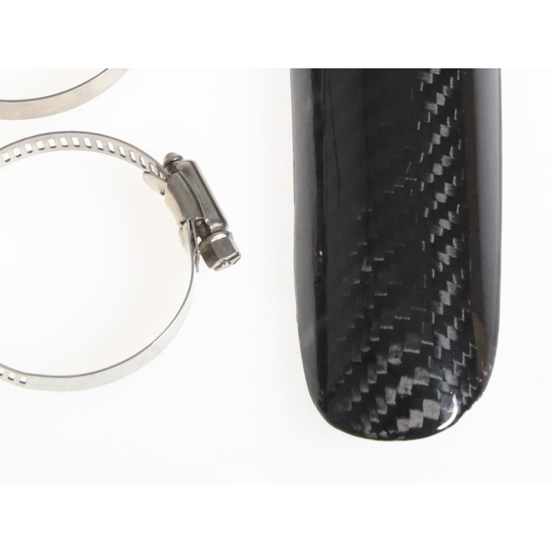 Protection coude echappement carbone HEBO GASGAS version courte