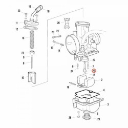 Puit d'aiguille carburateur KEIHIN JITSIE PKW 28mm adaptable