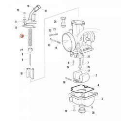 Ressort boisseau carburateur KEIHIN PWK28 JITSIE adaptable
