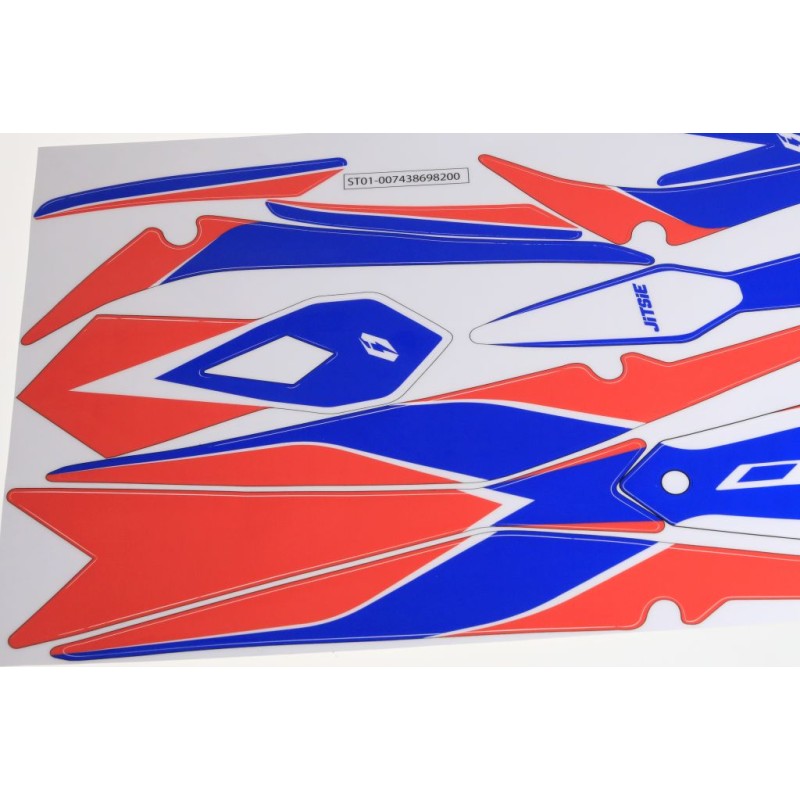 Autocollant garde boue AV/AR JITSIE BETA 2018 evo factory