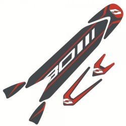 Autocollant garde boue AV/AR JITSIE BETA 2024 evo 80