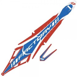 Autocollant garde boue AV/AR JITSIE BETA 2024 evo factory