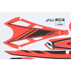 Autocollant garde boue AV/AR JITSIE BETA 2025 evo