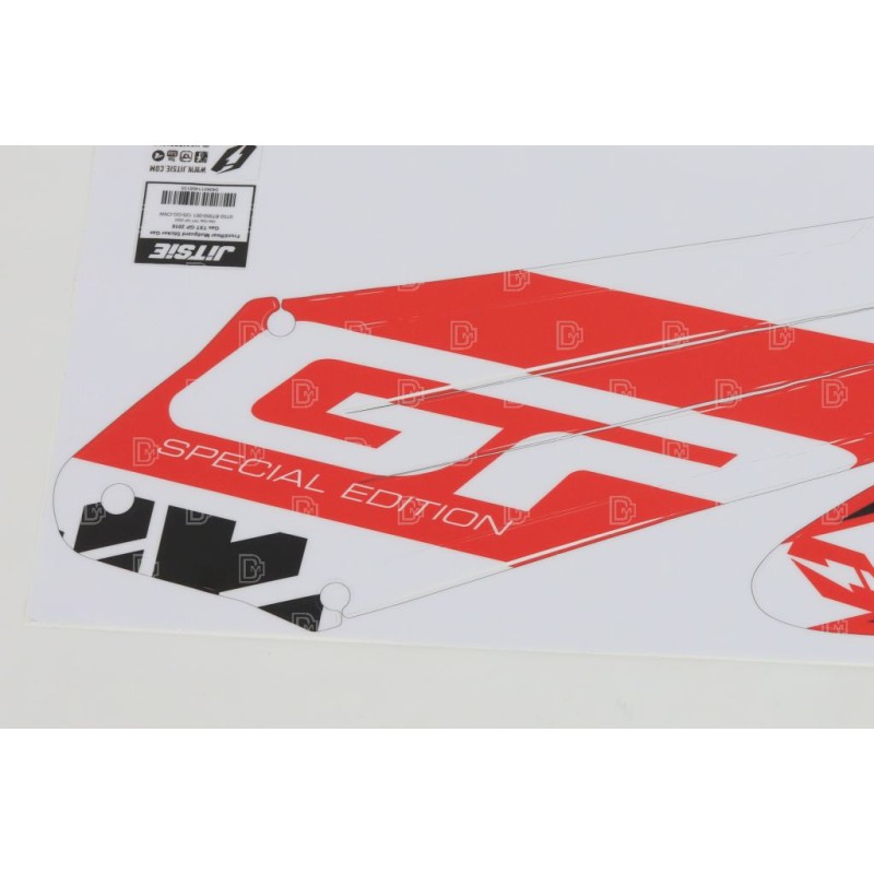 Autocollant garde boue AV/AR JITSIE GASGAS 2018 GP