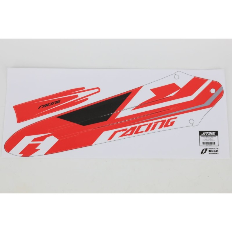 Autocollant garde boue AV/AR JITSIE GASGAS 2019 Racing