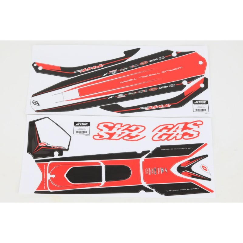 Kit déco JITSIE GASGAS 2010 Pro adaptable rouge