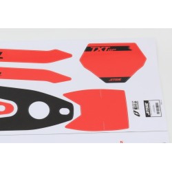 Kit déco JITSIE GASGAS 2025 GP adaptable rouge/noir