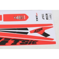 Kit déco JITSIE GASGAS 2025 GP adaptable rouge/noir