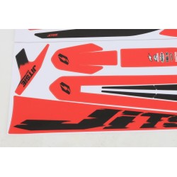 Kit déco JITSIE GASGAS 2025 GP adaptable rouge/noir