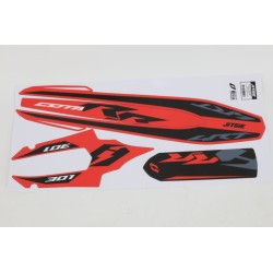 Autocollant garde boue AV/AR JITSIE MONTESA 2020 301rr