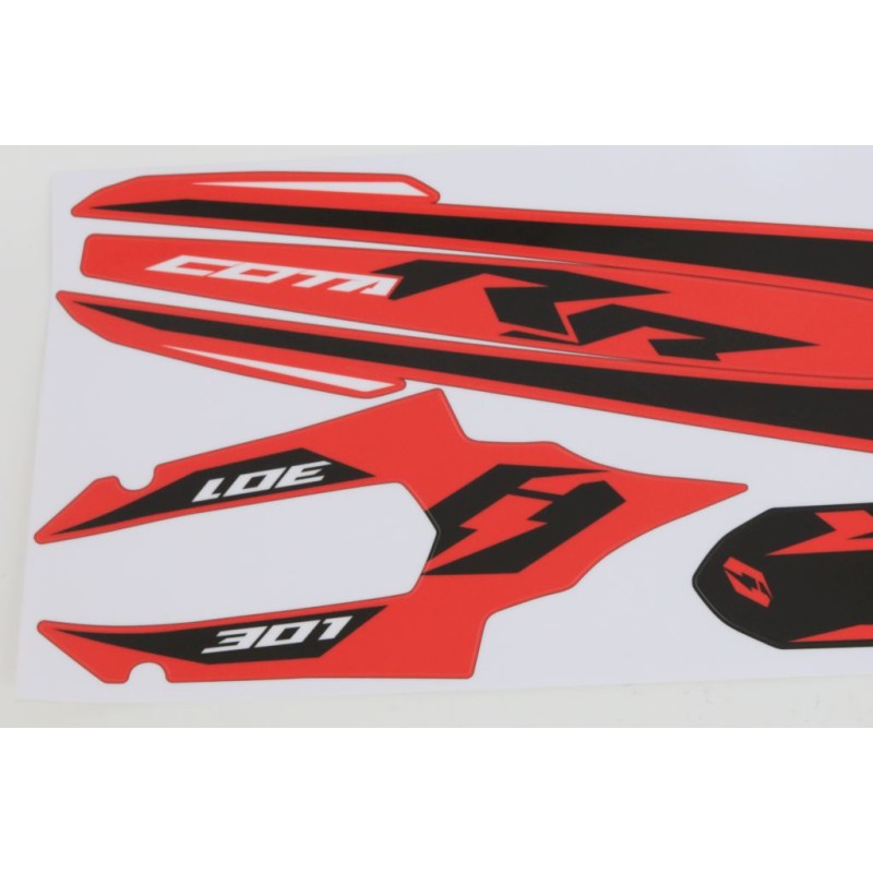 Autocollant garde boue AV/AR JITSIE MONTESA 2020 301rr