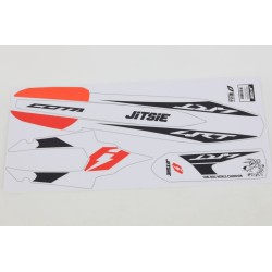 Autocollant garde boue AV/AR JITSIE MONTESA 2020-2021 Repsol