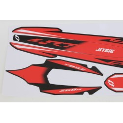 Autocollant garde boue AV/AR JITSIE MONTESA 2023 4rt