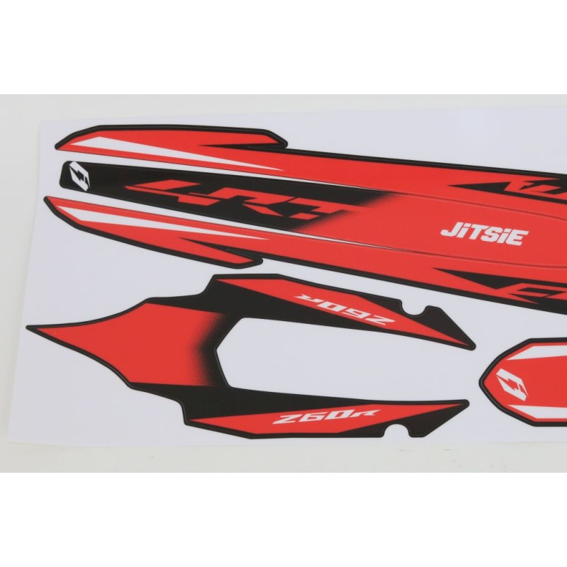 Autocollant garde boue AV/AR JITSIE MONTESA 2023 4rt