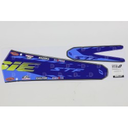 Autocollant garde boue AV/AR JITSIE SHERCO 2025 bleu