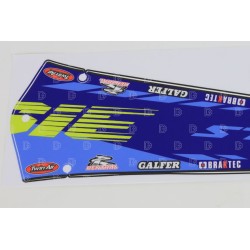 Autocollant garde boue AV/AR JITSIE SHERCO 2025 bleu