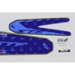 Autocollant garde boue AV/AR JITSIE SHERCO 2025 bleu