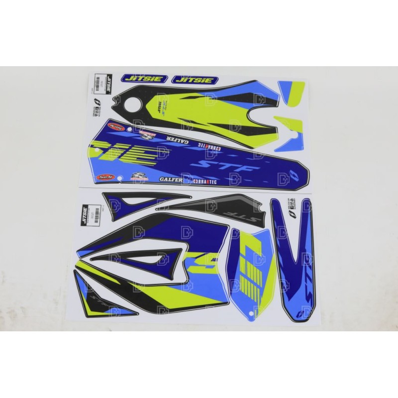 Kit déco JITSIE SHERCO 2025 adaptable bleu