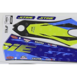 Kit déco JITSIE SHERCO 2025 adaptable bleu