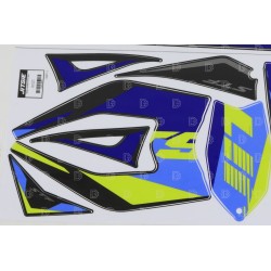Kit déco JITSIE SHERCO 2025 adaptable bleu