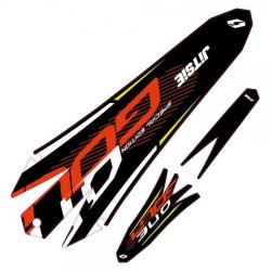 Autocollant garde boue AV/AR JITSIE TRS 2021 Gold