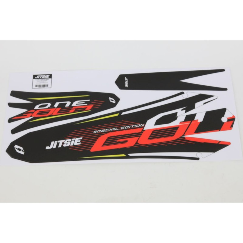 Autocollant garde boue AV/AR JITSIE TRS 2021 Gold