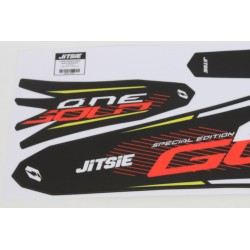 Autocollant garde boue AV/AR JITSIE TRS 2021 Gold
