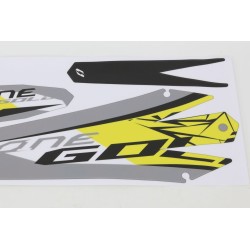 Autocollant garde boue AV/AR JITSIE TRS 2024 Gold