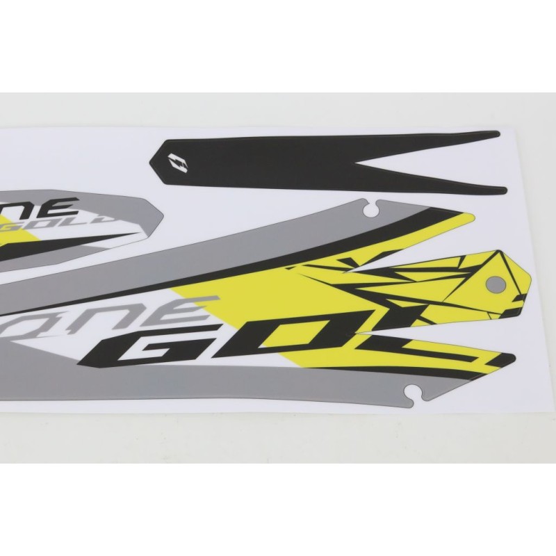 Autocollant garde boue AV/AR JITSIE TRS 2024 Gold