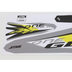 Autocollant garde boue AV/AR JITSIE TRS 2024 Gold