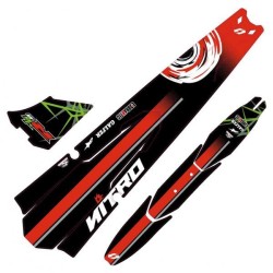Autocollant garde boue AV/AR JITSIE VERTIGO 2022 Busto