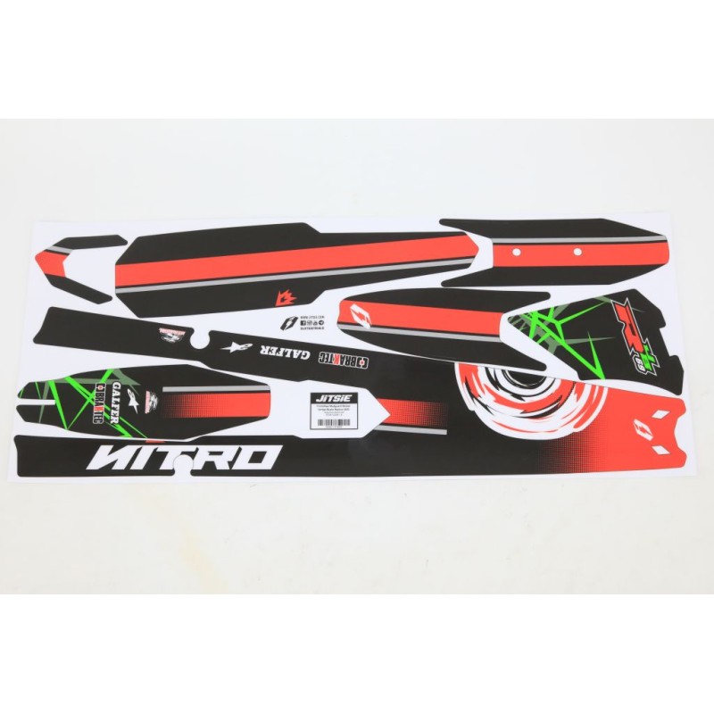 Autocollant garde boue AV/AR JITSIE VERTIGO 2022 Busto